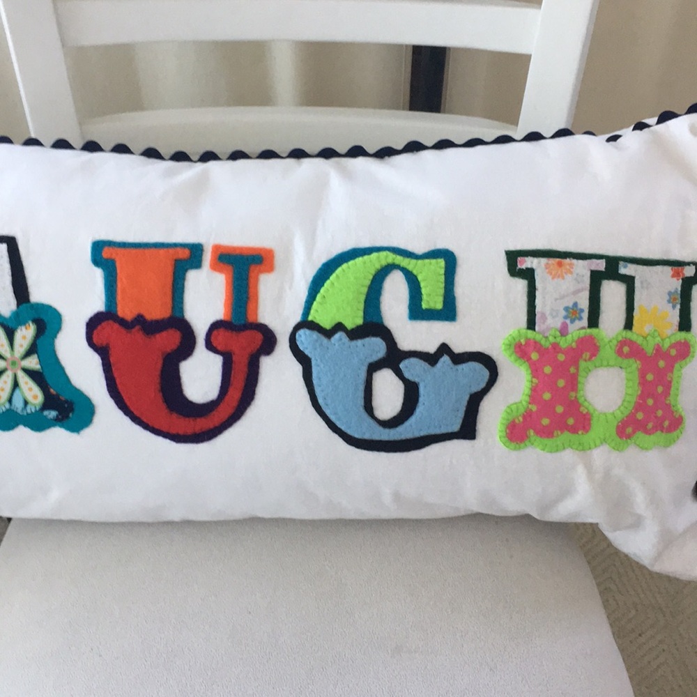 LAUGH Lumber Pillow handmade - Picture 6 of 8